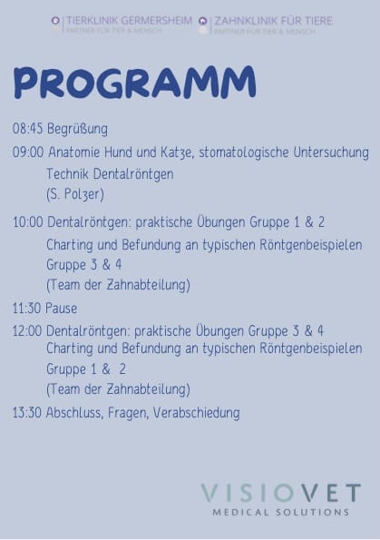 Dentalröntgenseminar für TFA - 17.04.2026