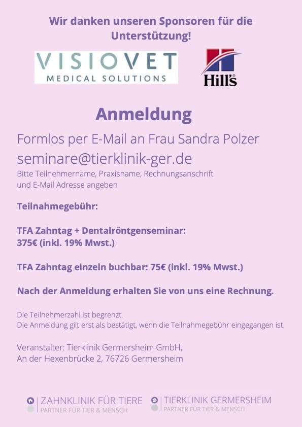 1. Erster TFA Zahntag – 18. April 2026