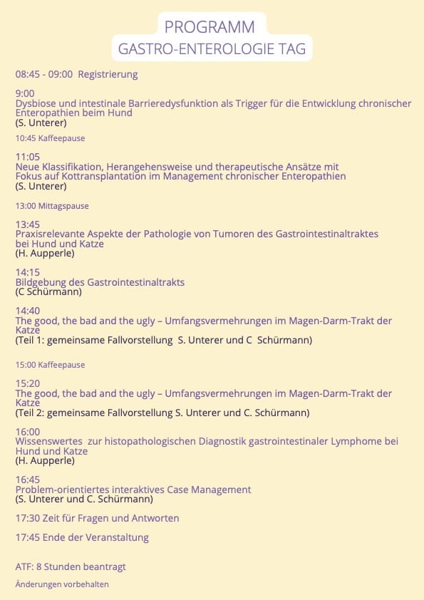 Gastro Enterologie Tag – 15. August 2026